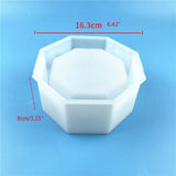 Large Flower Pot Silicone Mold DIY Succulents Concrete Vase Plaster Cement Mold
