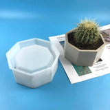 Large Flower Pot Silicone Mold DIY Succulents Concrete Vase Plaster Cement Mold