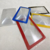 Colorful 3X Name Card Monocle Magnifier Reading Glass