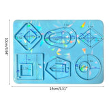 Square Silicone Mold for Epoxy Casting, DIY Pendant Charms Jewelry Making