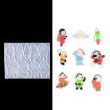 Astronaut Resin Mold DIY Keychain Pendant for Valentines Gift
