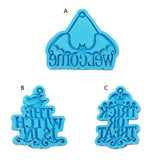 Halloween Keychain Molds Resin Casting Silicone Pendant DIY Decorations
