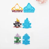 Halloween Keychain Molds Resin Casting Silicone Pendant DIY Decorations