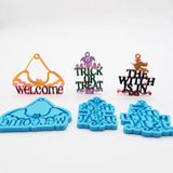 Halloween Keychain Molds Resin Casting Silicone Pendant DIY Decorations