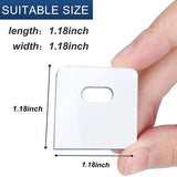 32 Clear Vertical Blind Repair Tabs - Vane Savers - Replacement Slats