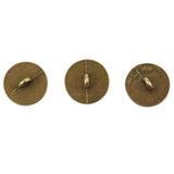 20pcs Horse Head Carved Round Buttons Bronze Tone 15mm Dia.