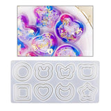 Silicone Casting Molds for DIY Jewelry Keychain