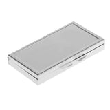 Mini Travel Metal Pill Box Medicine Organizer Container