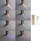 LED Display Base Rectangle Stand 8 Colors Wooden Lighted Base for Resin Art