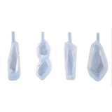 4Pcs Silicone Epoxy Mold Pendant Casting Mould DIY Crafts Jewelry
