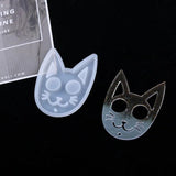 Resin Crystal Epoxy Mold Cat Pendant Kit