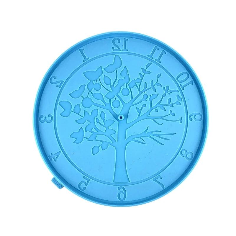 Silicone Clock Epoxy Mold for DIY Craft Making