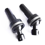 2 Pcs Metal Front Axle CVD Drive Shaft for RC Cars