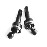 2 Pcs Metal Front Axle CVD Drive Shaft for RC Cars