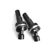 2 Pcs Metal Front Axle CVD Drive Shaft for RC Cars