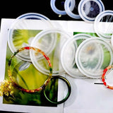 4x Silicone Epoxy Resin Bangle Pendant Mold