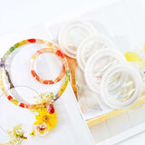 4x Silicone Epoxy Resin Bangle Pendant Mold