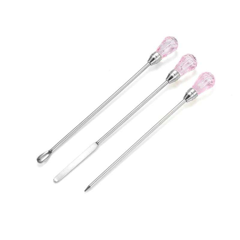 6-in-1 Jewelry Making Tool Kit Pink