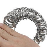 Ring Sizer Tool Set Metal Ring Gauges Finger Sizer & Ring Mandrel