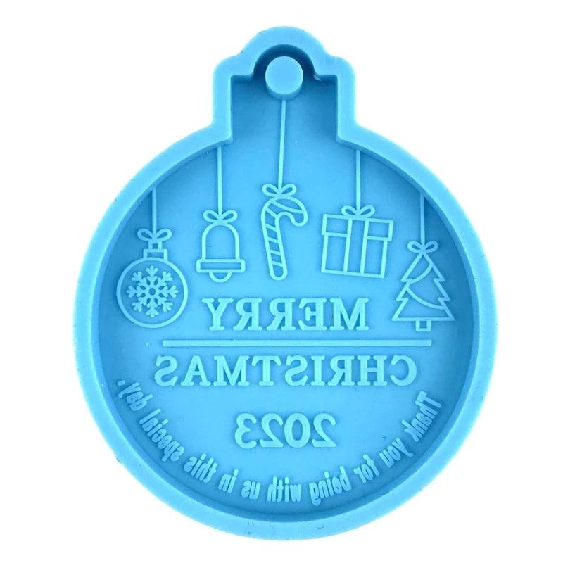 Silicone Keychain Molds Christmas Crafts Jewelry Making Tools