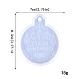 Silicone Keychain Molds Christmas Crafts Jewelry Making Tools