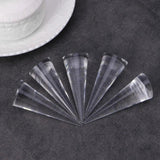 Acrylic Finger Cone Ring Stand Jewelry Display Holder Organize