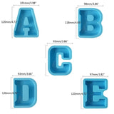 3D A~Z Letters Silicone Molds for Craft Supplies