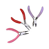 3pcs Mini Set Steel PVC Beading Pliers Craft Jewelry Tools