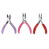3pcs Mini Set Steel PVC Beading Pliers Craft Jewelry Tools