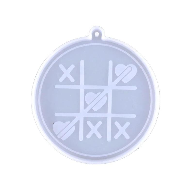 Symbols Keychain Silicone Epoxy Mold for DIY Ornaments - Valentine Gift