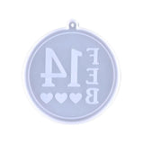 Symbols Keychain Silicone Epoxy Mold for DIY Ornaments - Valentine Gift