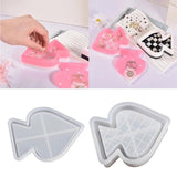 Silicone Storage Box Moulds Peach Heart Shape for Resin Hand Making