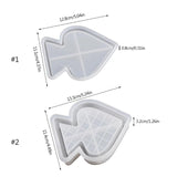 Silicone Storage Box Moulds Peach Heart Shape for Resin Hand Making