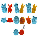 Dwarf Rabbit Keychain Pendant Silicone Mould DIY Crafts