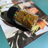 10 Colors Glitter Powder Sequins Crafts Paints Resin Cosmetic Eyes Drop