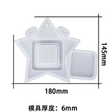 Silicone Mold for Star Photo Frame Decoration DIY Handcraft Epoxy Resin Mold