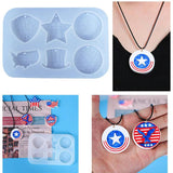 Silicone Resin Mold for Pendant Necklace Earrings