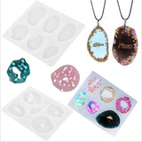 UV Resin Mold for Stone Pendant Shaped Jewelry Accessories