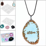 UV Resin Mold for Stone Pendant Shaped Jewelry Accessories