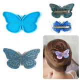 Butterfly Hairpin Resin Mould DIY Hairpin Decorative Silicone Mould