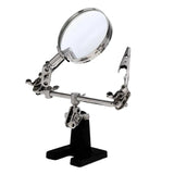 Soldering Iron Stand Holder Magnifier Helping Tool