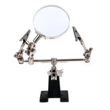 Soldering Iron Stand Holder Magnifier Helping Tool