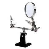 Soldering Iron Stand Holder Magnifier Helping Tool
