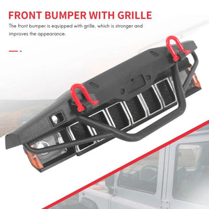 1/16 RC Car Upgrade Parts Front Bumper Front Face Grating Spare Accessories