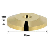 4 Pcs Speaker Copper Spikes Pads Isolation Floor Stand Feet Base Shoes Pad