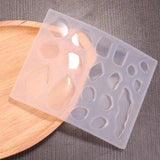 Irregular Crystal Epoxy Pendant Resin Mold Necklace Pendants