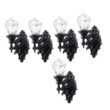 5 Pack 1/87 Scale Model Wall Light Sand Table Mini Landscape Decoration