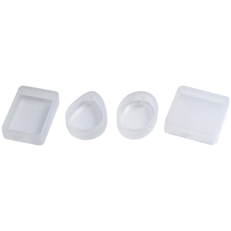 15 Pack Silicone Resin Pendant Mould Jewellery Molds With Hanging Hole