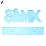 DIY Pendant Merry Christmas Hanging Xmas Ornament Silicone Mould