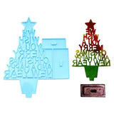 DIY Pendant Merry Christmas Hanging Xmas Ornament Silicone Mould